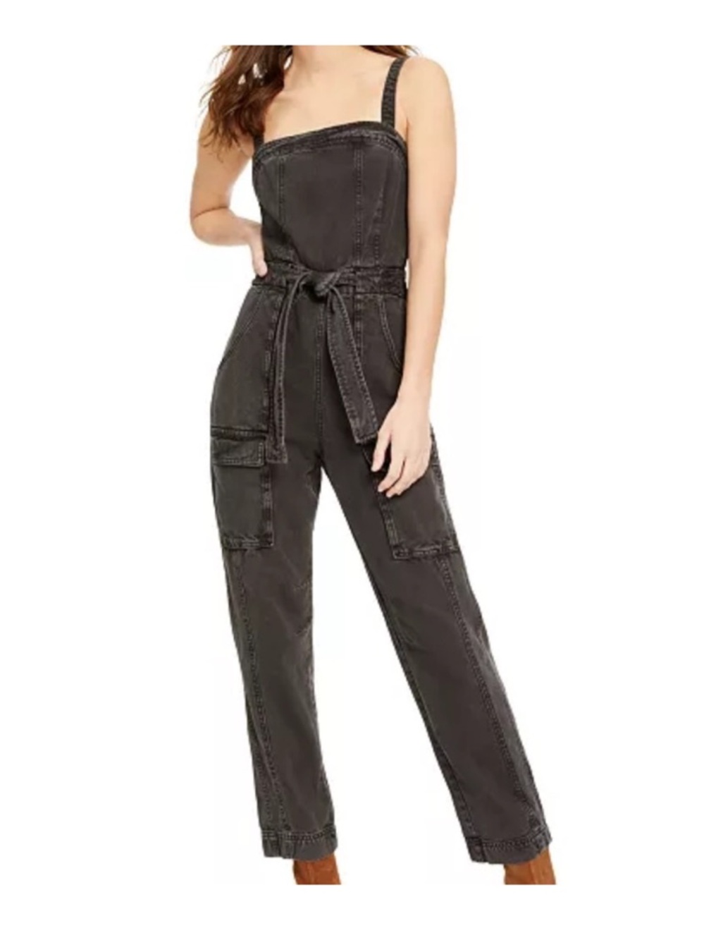 Free People Go West Utility Jumpsuit